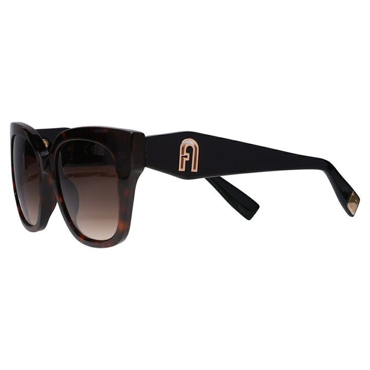 【正規品販売店】 FURLA フルラ サングラス SFU812 02BL 53 オーバーサイズ バタフライ セル レディース