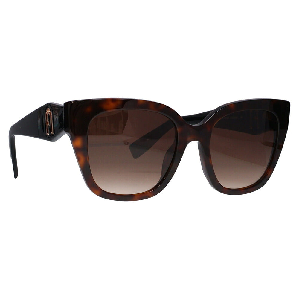 【正規品販売店】 FURLA フルラ サングラス SFU812 02BL 53 オーバーサイズ バタフライ セル レディース