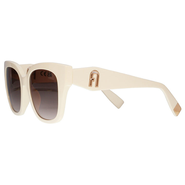 【正規品販売店】 FURLA フルラ サングラス SFU812 06Y1 53 オーバーサイズ バタフライ セル レディース