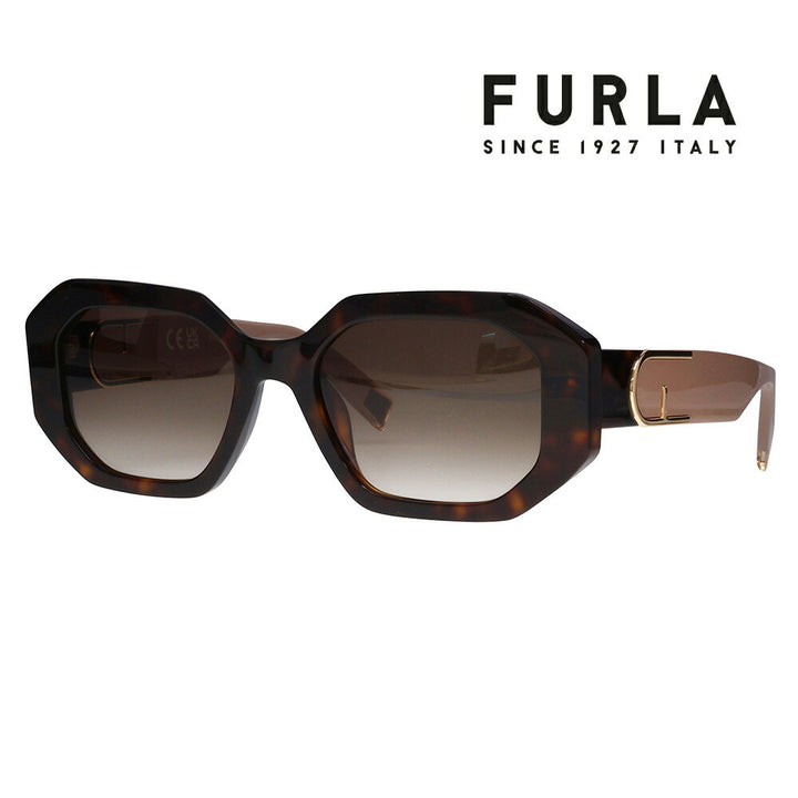 【正規品販売店】 FURLA フルラ サングラス SFU815V 0706 54 ヘキサゴン セル レディース
