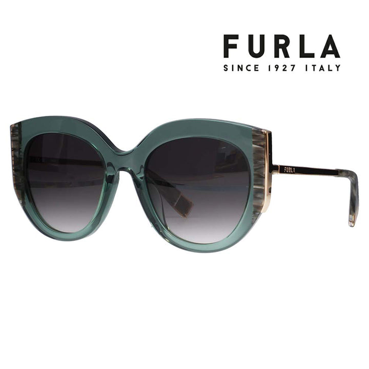 【正規品販売店】 FURLA フルラ サングラス SFU820 03GE 53 パントス セル レディース