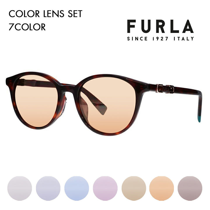 【正規品販売店】 FURLA フルラ サングラス カラーレンズセット SFU850J 745P 51 ボストン セル ジャパンモデル レディース