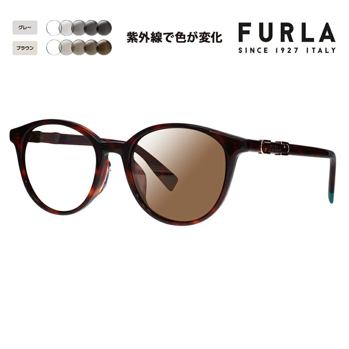 【正規品販売店】 FURLA フルラ サングラス 調光レンズセット SFU850J 745P 51 ボストン セル ジャパンモデル レディース