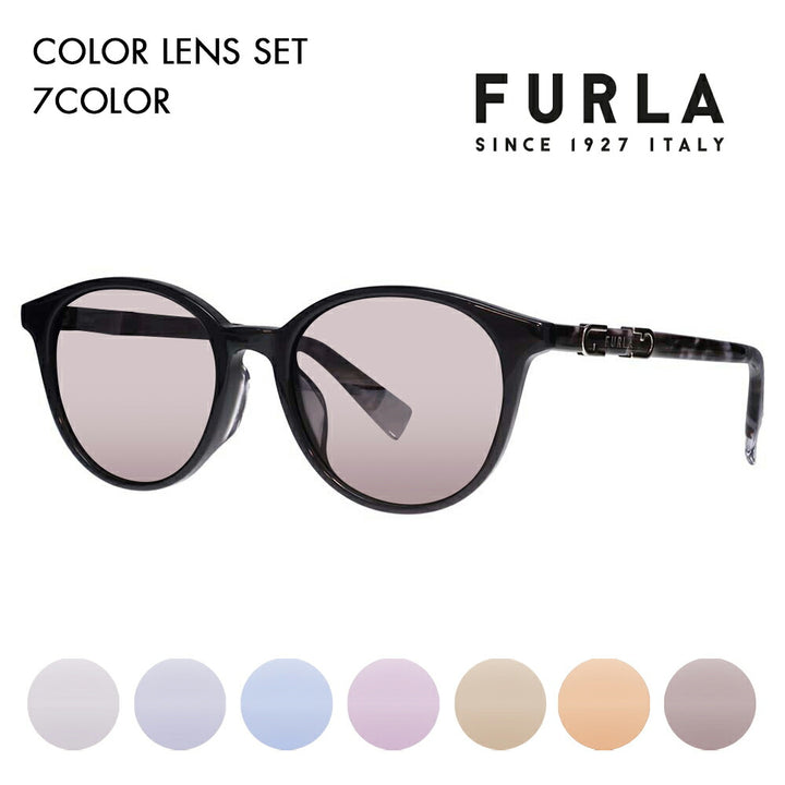 【正規品販売店】 FURLA フルラ サングラス カラーレンズセット SFU850J 90EP 51 ボストン セル ジャパンモデル レディース