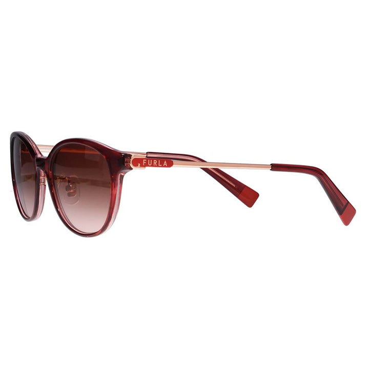 【正規品販売店】 FURLA フルラ サングラス SFU851J 01G2 52 ウェリントン オーバル セル ジャパンモデル レディース
