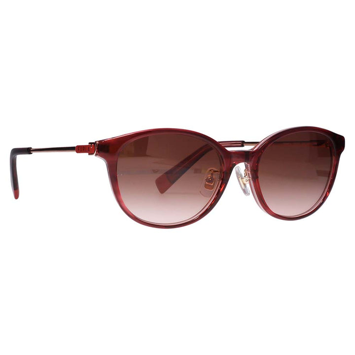 【正規品販売店】 FURLA フルラ サングラス SFU851J 01G2 52 ウェリントン オーバル セル ジャパンモデル レディース