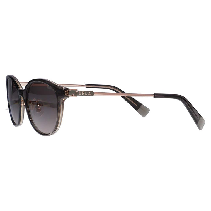 【正規品販売店】 FURLA フルラ サングラス SFU851J 06BZ 52 ウェリントン オーバル セル ジャパンモデル レディース