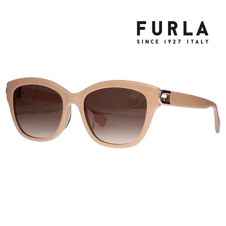 【正規品販売店】 FURLA フルラ サングラス SFU852J 04G7 53 ウェリントン セル ジャパンモデル レディース