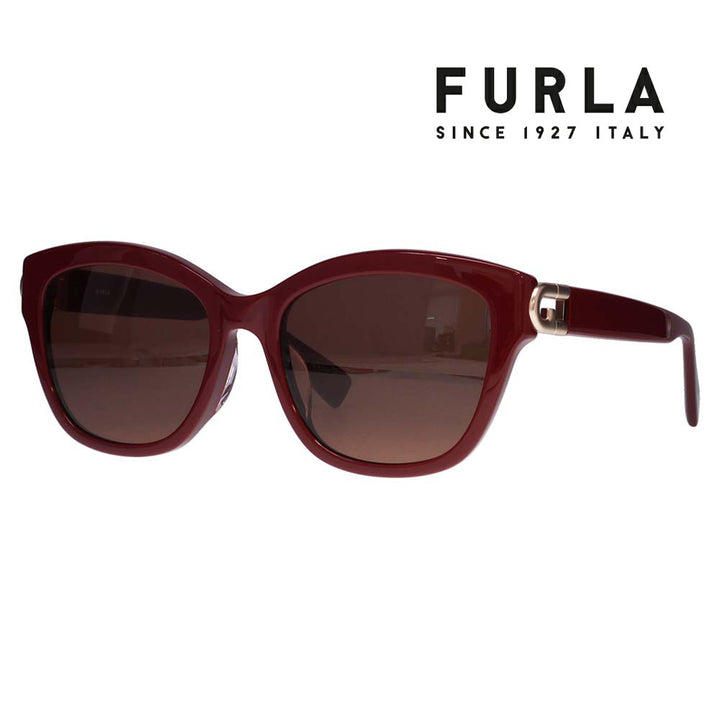 【正規品販売店】 FURLA フルラ サングラス SFU852J 090D 53 ウェリントン セル ジャパンモデル レディース