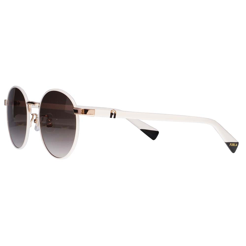 【正規品販売店】 FURLA フルラ サングラス SFU854J 0177 51 ラウンド メタル ジャパンモデル レディース
