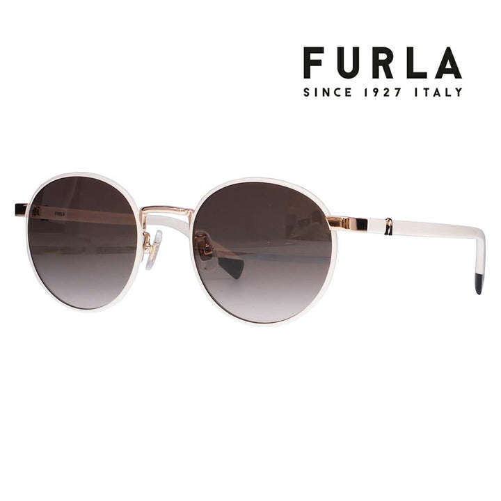 【正規品販売店】 FURLA フルラ サングラス SFU854J 0177 51 ラウンド メタル ジャパンモデル レディース