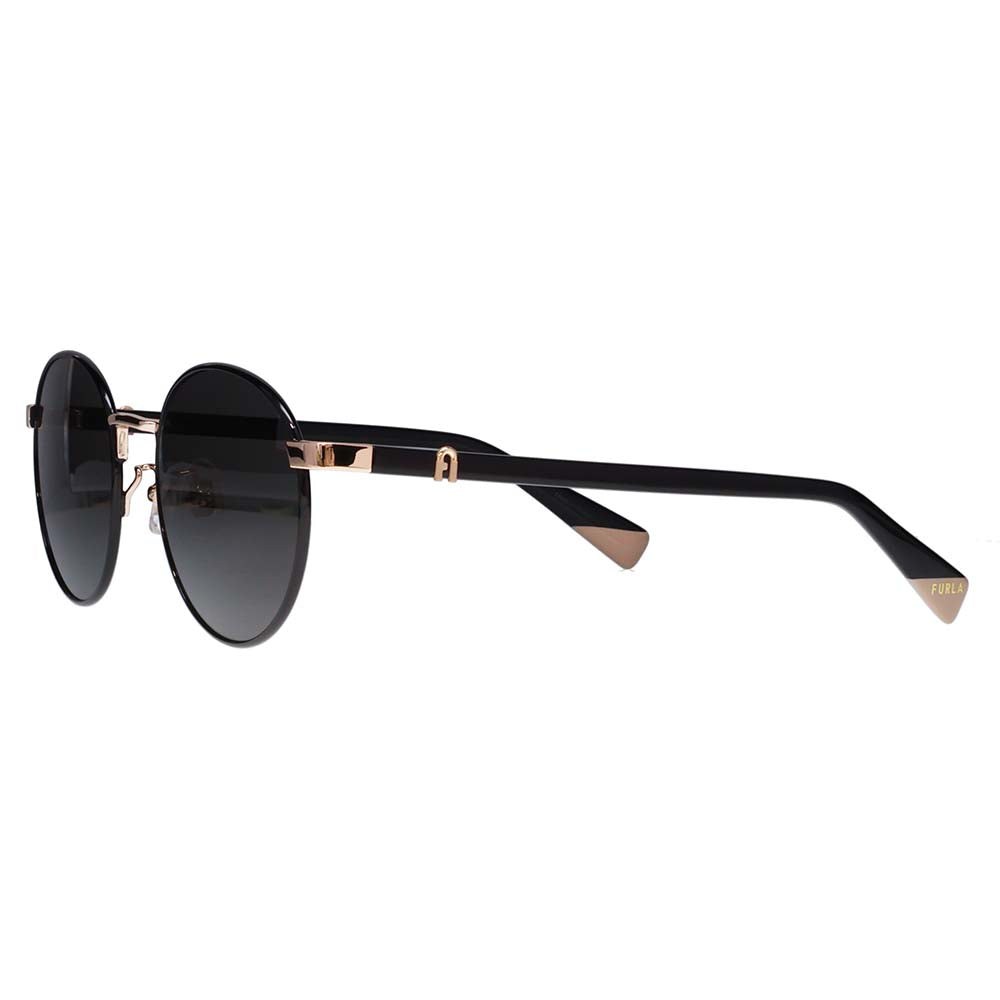 【正規品販売店】 FURLA フルラ サングラス SFU854J 177P 51 ラウンド メタル ジャパンモデル レディース