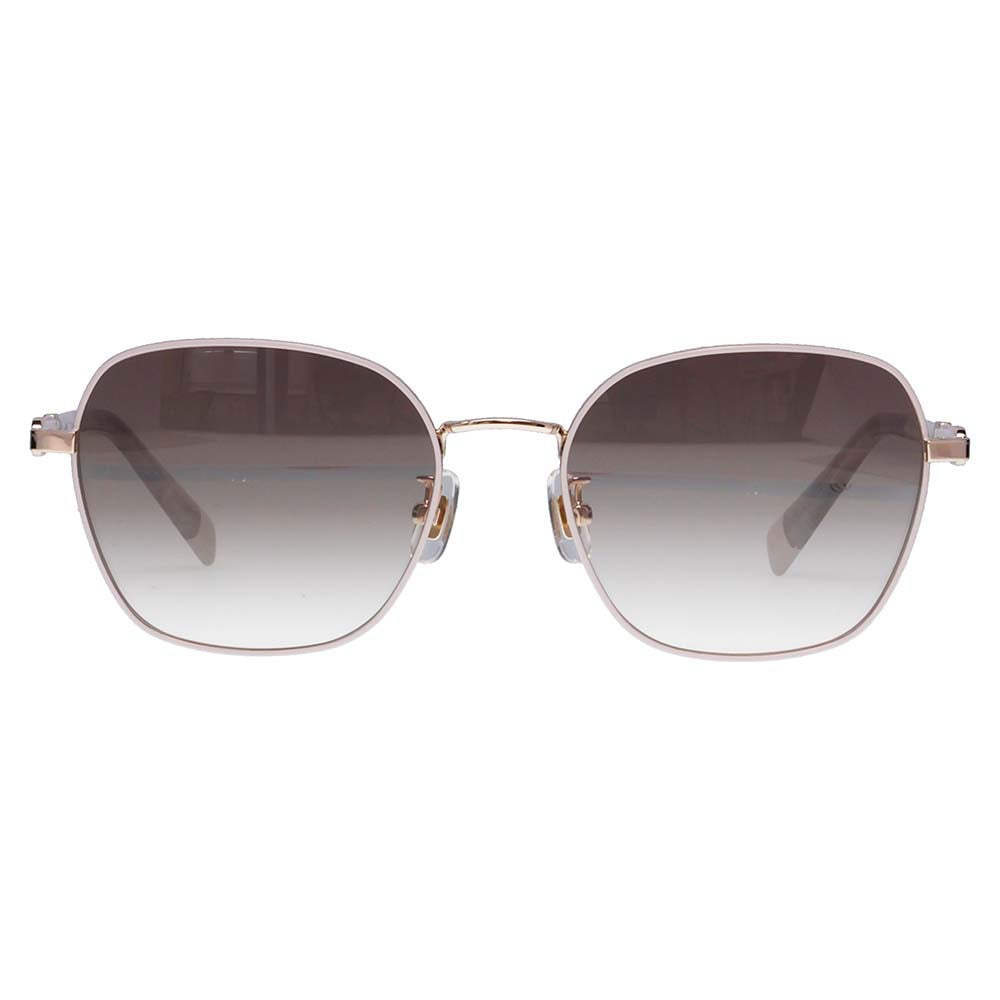 【正規品販売店】 FURLA フルラ サングラス SFU855J 0594 54 ヘキサゴン メタル ジャパンモデル レディース