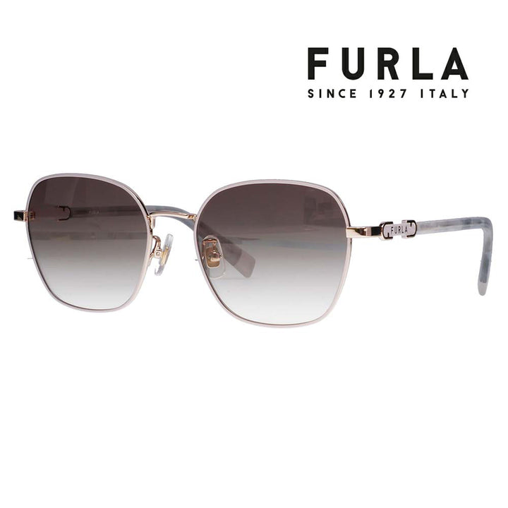 【正規品販売店】 FURLA フルラ サングラス SFU855J 0594 54 ヘキサゴン メタル ジャパンモデル レディース