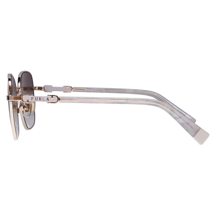 【正規品販売店】 FURLA フルラ サングラス SFU855J 0594 54 ヘキサゴン メタル ジャパンモデル レディース