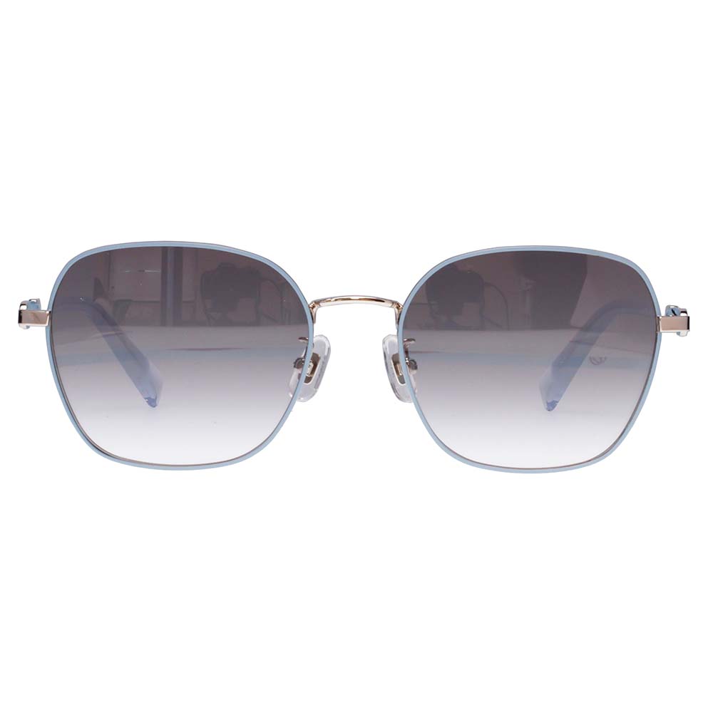 【正規品販売店】 FURLA フルラ サングラス SFU855J 0F80 54 ヘキサゴン メタル ジャパンモデル レディース