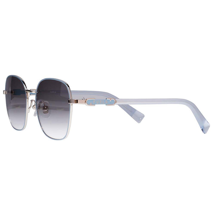 【正規品販売店】 FURLA フルラ サングラス SFU855J 0F80 54 ヘキサゴン メタル ジャパンモデル レディース