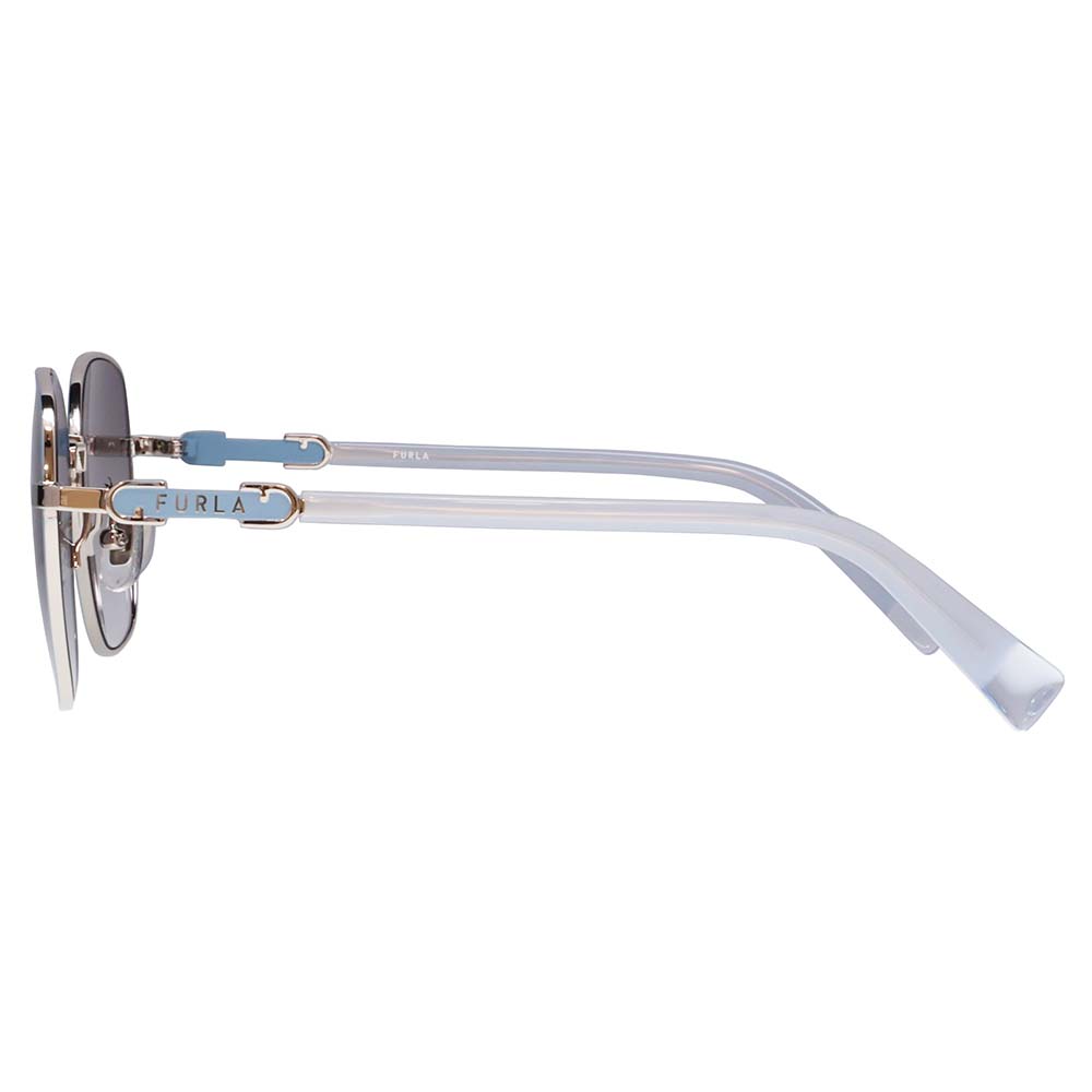 【正規品販売店】 FURLA フルラ サングラス SFU855J 0F80 54 ヘキサゴン メタル ジャパンモデル レディース