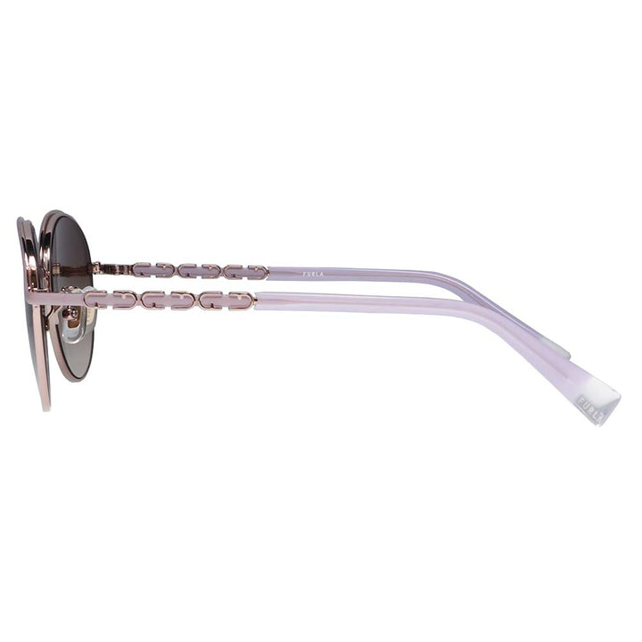 【正規品販売店】 FURLA フルラ サングラス SFU856J 08R5 52 ボストン ラウンド メタル ジャパンモデル レディース