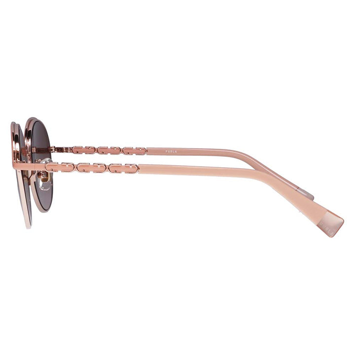 【正規品販売店】 FURLA フルラ サングラス SFU856J 0S02 52 ボストン ラウンド メタル ジャパンモデル レディース