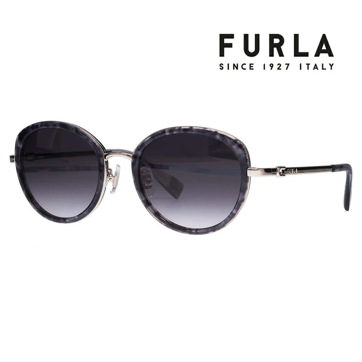 【正規品販売店】 FURLA フルラ サングラス SFU857J 0F80 52 キャットアイ ボストン ジャパンモデル レディース
