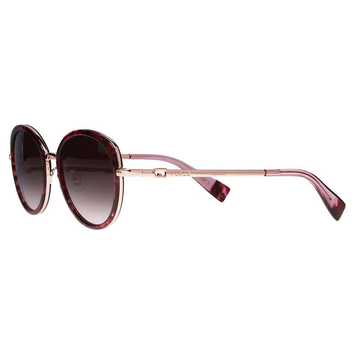 【正規品販売店】 FURLA フルラ サングラス SFU857J 0S02 52 キャットアイ ボストン ジャパンモデル レディース