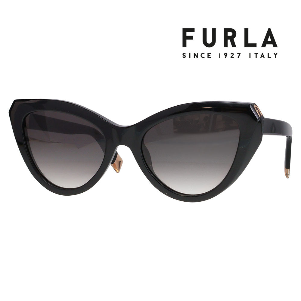 【正規品販売店】 FURLA フルラ サングラス SFU977 0700 54 キャットアイ セル レディース