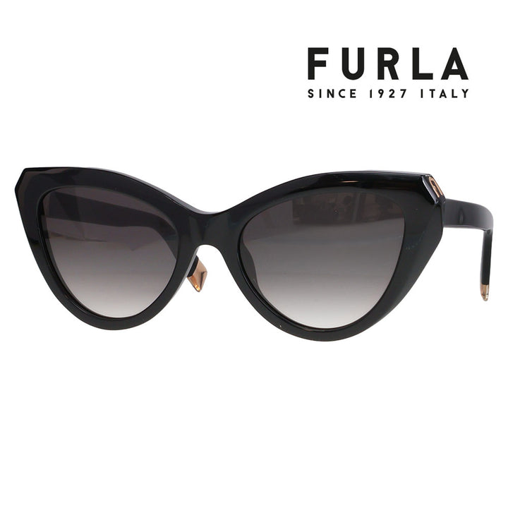 【正規品販売店】 FURLA フルラ サングラス SFU977 0700 54 キャットアイ セル レディース