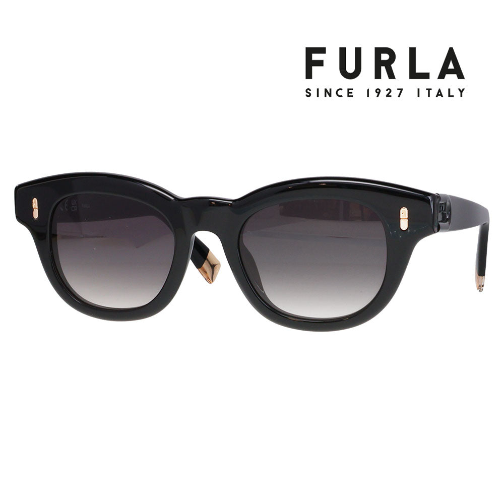 【正規品販売店】 FURLA フルラ サングラス SFU986 0700 48 Furla Iride フルライリデ パントス セル レディース
