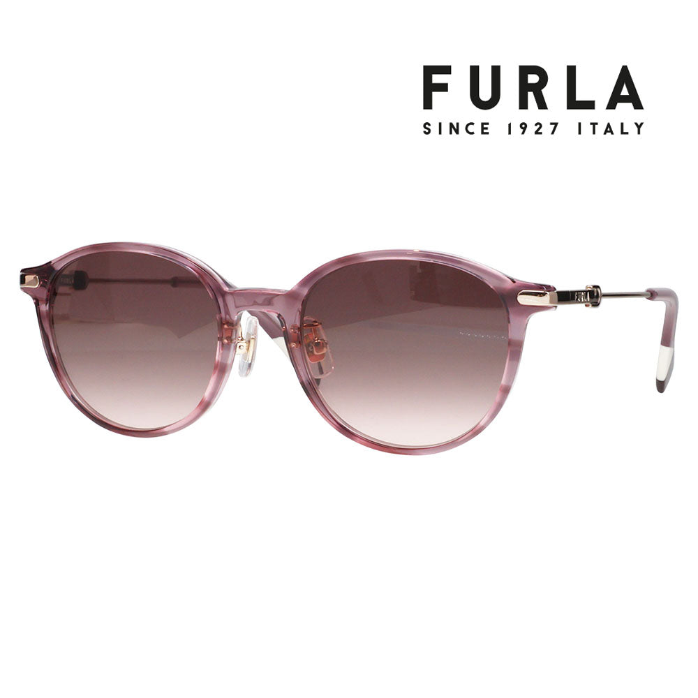 【正規品販売店】 FURLA フルラ サングラス SFUA40J 06XD 50 セル メタル ボストン コンビ レディース