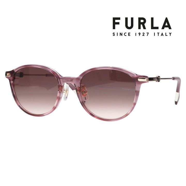 【正規品販売店】 FURLA フルラ サングラス SFUA40J 06XD 50 セル メタル ボストン コンビ レディース