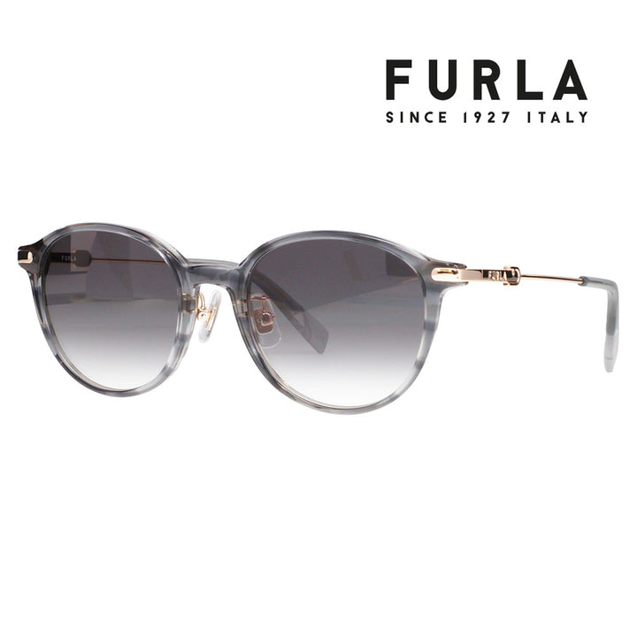 【正規品販売店】 FURLA フルラ サングラス SFUA40J 09T8 50 セル メタル ボストン コンビ レディース