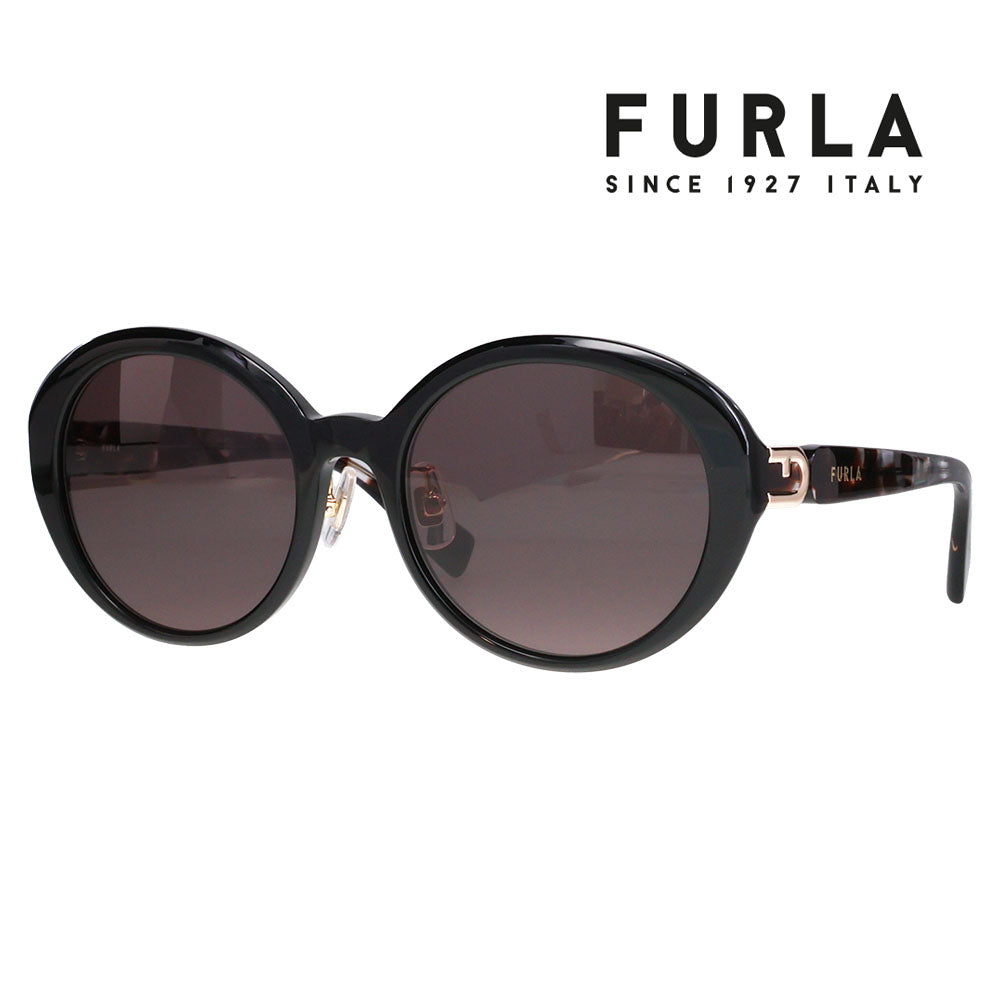 【正規品販売店】 FURLA フルラ サングラス SFUA43J 0700 53 ラウンド セル レディース