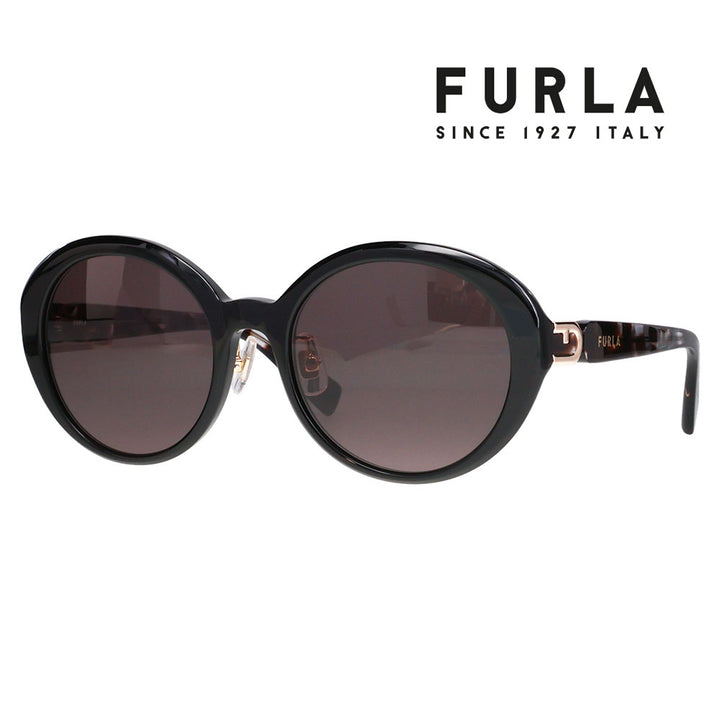 【正規品販売店】 FURLA フルラ サングラス SFUA43J 0700 53 ラウンド セル レディース