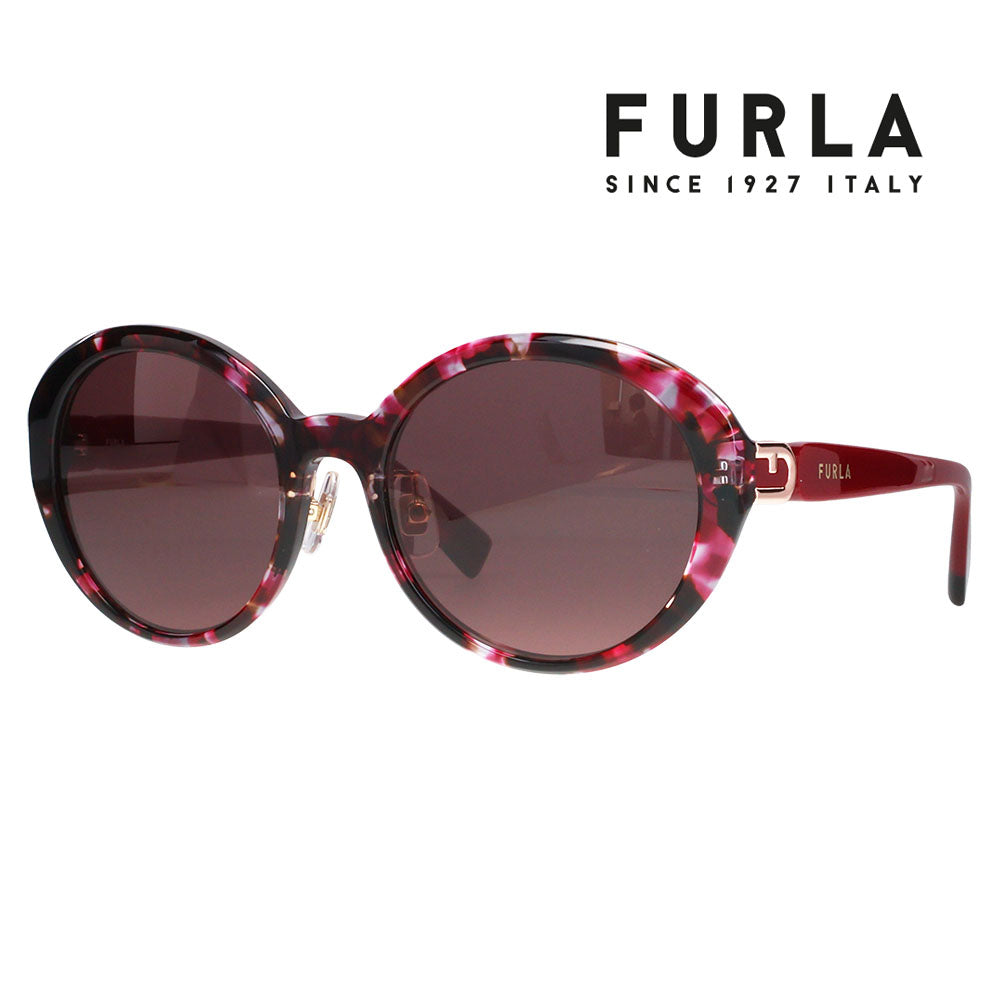 【正規品販売店】 FURLA フルラ サングラス SFUA43J 0ALD 53 ラウンド セル レディース