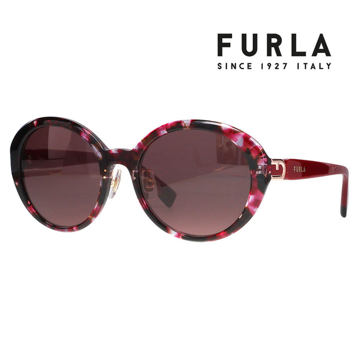【正規品販売店】 FURLA フルラ サングラス SFUA43J 0ALD 53 ラウンド セル レディース
