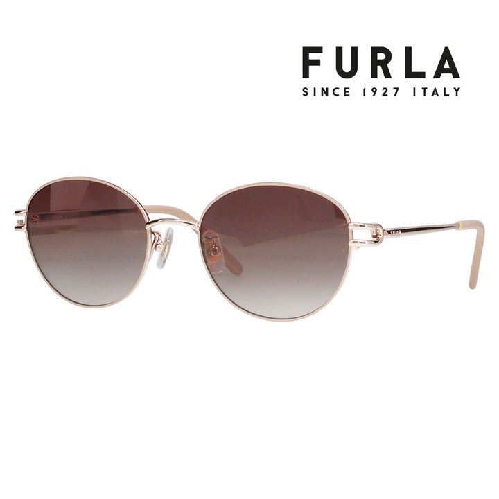 【正規品販売店】 FURLA フルラ サングラス SFUA45J 594P 53 ラウンド メタル レディース 偏光