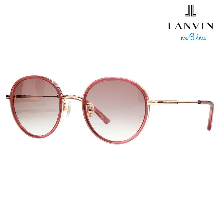 【正規品販売店】 LANVIN en bleu ランバンオンブルー サングラス SLB010J 02AM 51 フレンチビンテージ ボストン コンビネーション ジャパンモデル レディース