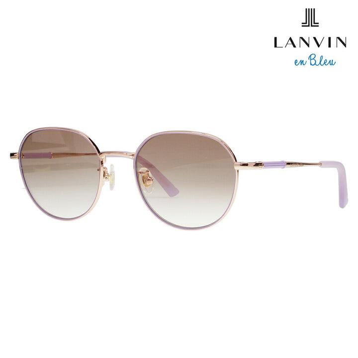 【正規品販売店】 LANVIN en bleu ランバンオンブルー サングラス SLB014J 0300 51 フレンチビンテージ クラウンパント メタル ジャパンモデル レディース