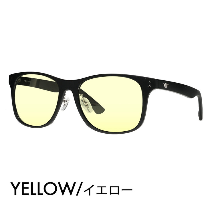 復刻別注モデル【正規品販売店】ポリス サングラス カラーレンズセット SPL982I U28P 57 POLICE セル 限定 別注カラー ベストセラー ウェリントン ライトカラー 伊達眼鏡 メガネ