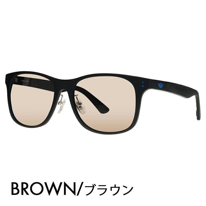 復刻別注モデル【正規品販売店】ポリス サングラス カラーレンズセット SPL982I U28Z 57 POLICE セル 限定 別注カラー ベストセラー ウェリントン ライトカラー  伊達眼鏡 メガネ