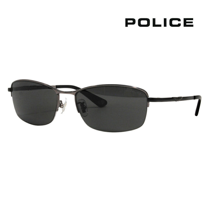 [Authorized Retailer] Police Glasses, Sunglasses, Fashion Glasses, SPLA61J 627P 58 POLICE Titanium Metal ORIGINS Origins Polarized Lenses Polaroided Half Rim Nylor 