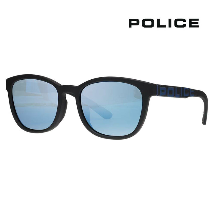 復刻別注モデル【正規品販売店】ポリス サングラス 伊達メガネ 眼鏡 SPLA69J U28P 53 POLICE LOUD ウェリントン 偏光レンズ ポラロイズド  ミラーレンズジャパンモデル ベストセラー