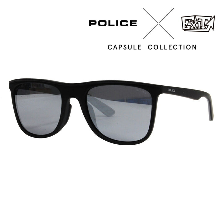 [Authorized Retailer] Police Glasses, Sunglasses, Fashion Glasses, Eyeglasses SPLC42I U28P 55 POLICE Square Full Rim Cell EXIT Capsule Collection 