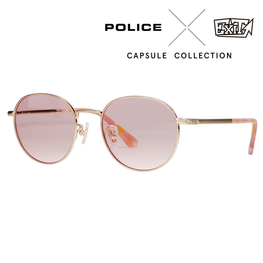 [Authorized Retailer] Police Sunglasses EXIT Capsule Collection No. 3 SPLD94J DAKA 51 POLICE Exit Rintaro. Kanechika Daiki Kanechi ROADIE Round Metal Classic Stylish Fashion Glasses Eyeglasses 