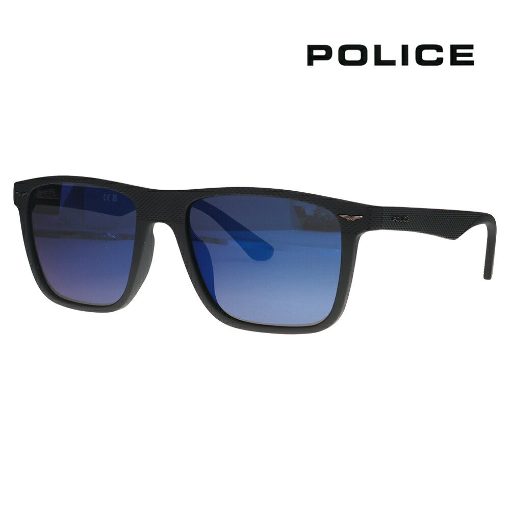 【正規品販売店】ポリス サングラス SPLE02 U28B 57 POLICE GATOR2 スクエア セル メンズ 偏光 伊達眼鏡 メガネ