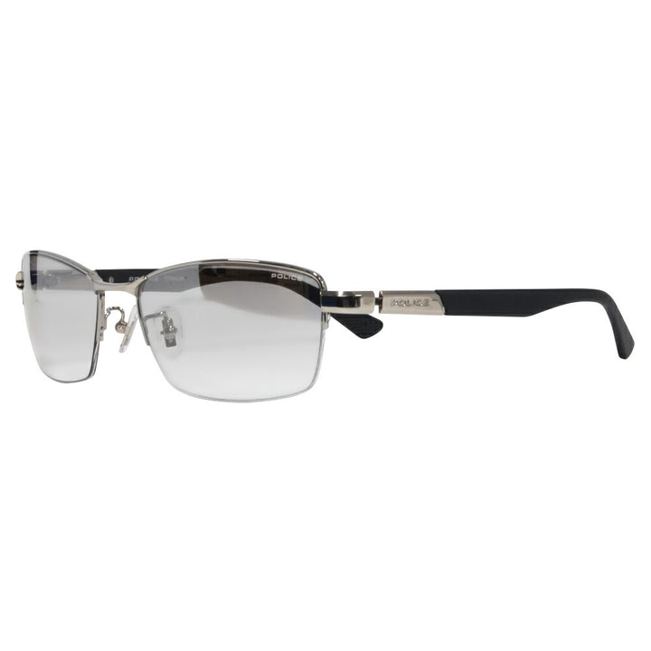 [Authorized Retailer] Police Glasses, Sunglasses, Fashion Glasses, Eyeglasses SPLE41J 583X 57 POLICE Square Half Rim Nylor Titanium Men's 2022 Model JET 