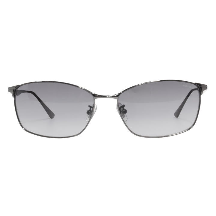 [Authorized Retailer] Police Glasses, Sunglasses, Fashion Glasses, Eyeglasses SPLE44J 568S 60 POLICE Square Full Rim Metal Titanium Men's 2022 Model 