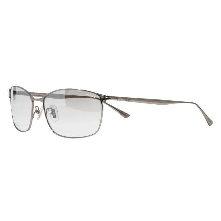 [Authorized Retailer] Police Glasses, Sunglasses, Fashion Glasses, Eyeglasses SPLE44J 583X 60 POLICE Square Full Rim Metal Titanium Men's 2022 Model 