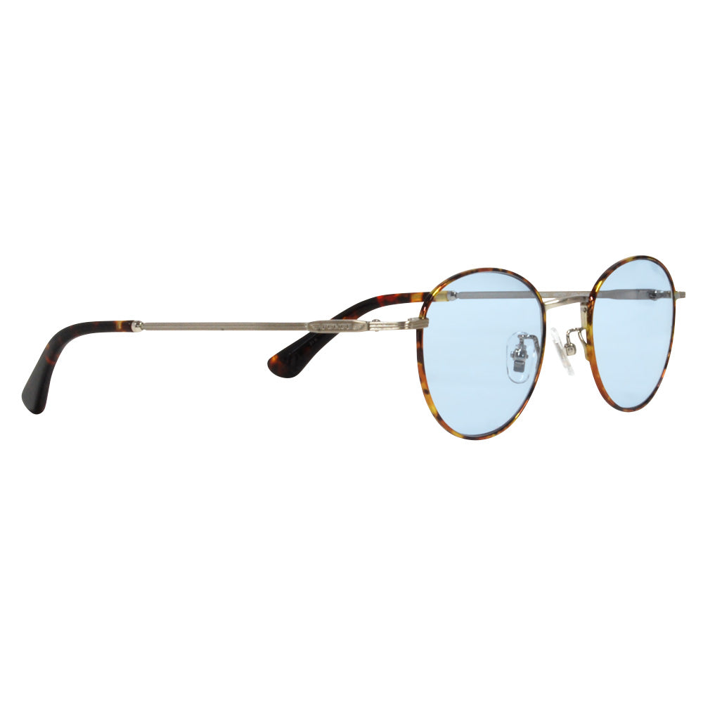 [Authorized Retailer] Police Glasses, Sunglasses, Fashion Glasses, SPLF46J 0G34 48 POLICE Round Metal Classic Light Color Unisex 